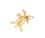 9ct yellow gold tortoise charm