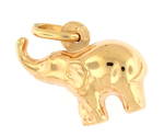 9ct yellow gold 'Elephant' charm