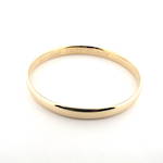 9ct yellow gold one troy ounce bangle