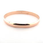 9ct rose gold bangle