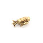 9ct yellow gold golf bag with clubs