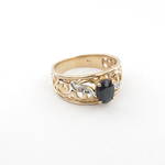 9ct Gold/Sapphire Fancy Ring