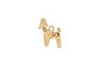 9ct yellow gold 'Poodle dog' charm