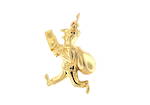 9ct yellow gold 'Postman' pendant/charm
