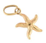 9ct yellow gold 'Starfish' charm