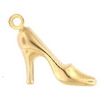9ct yellow gold 'High heel' charm