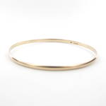 9ct yellow gold thin bangle