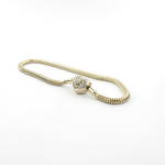 10ct yellow and white gold Michael Hill diamond set charm bracelet