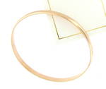 9ct yellow gold round bangle
