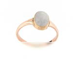 9ct yellow gold moonstone ring