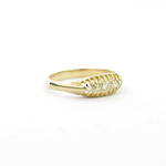 18ct yellow gold antique diamond ring