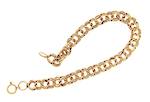 14ct yellow gold fancy link bracelet