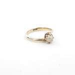 15ct yellow gold pearl set ring