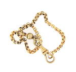 18ct yellow gold antique chain bracelet