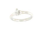 18ct white gold diamond solitaire