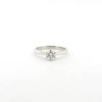 Platinum diamond 0.50ct solitaire ring