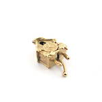 9ct yellow gold cuckoo clock charm