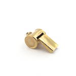 9ct yellow gold whistle charm