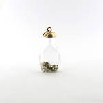 9ct yellow gold 'bottle of gold' charm