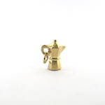 9ct yellow gold coffee pot charm