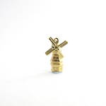 14ct yellow gold windmill charm