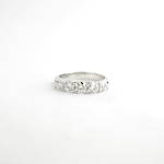 18ct white gold five stone diamond ring