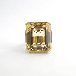 9ct yellow gold 35ct emerald cut citrine ring