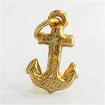9ct yellow gold anchor charm