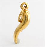 9ct yellow gold Fertility symbol charm
