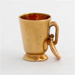 9ct yellow gold Mug charm