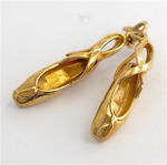 9ct yellow gold Ballet shoes charm