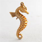 9ct yellow gold Seahorse charm