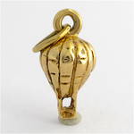 9ct yellow gold hot air balloon charm