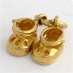 9ct baby shoes charm