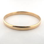 9ct yellow gold bangle