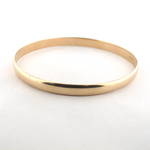 9ct yellow gold bangle
