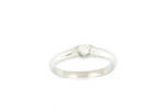 18ct white gold diamond solitaire
