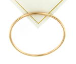 9ct yellow gold bangle