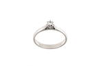 Lady's 18ct white gold diamond solitaire ring